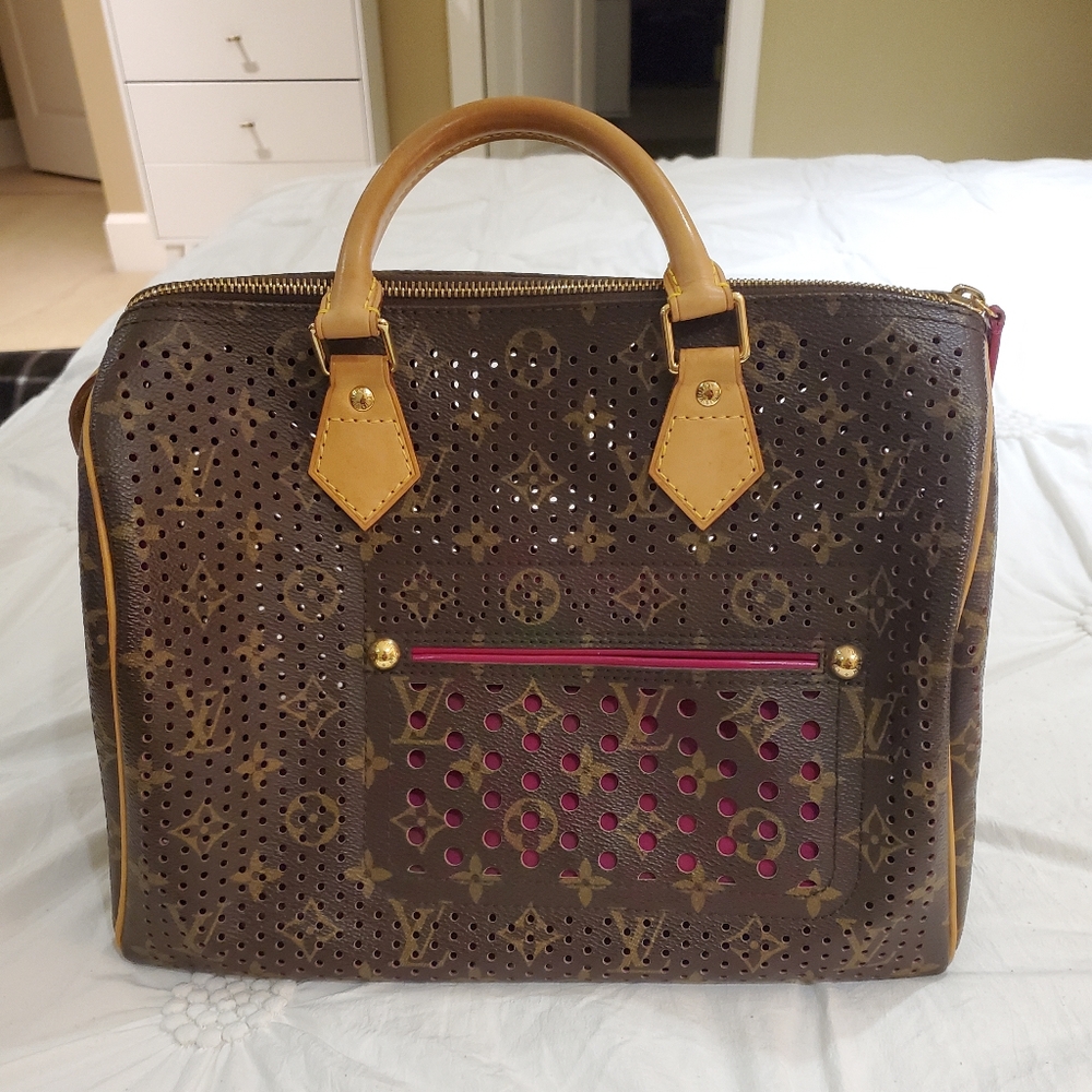 Louis Vuitton perforated speedy 30 limited edition